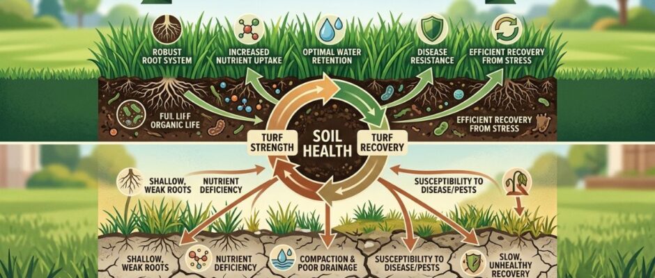 How Soil Health Directly Affects Turf Strength and Recovery