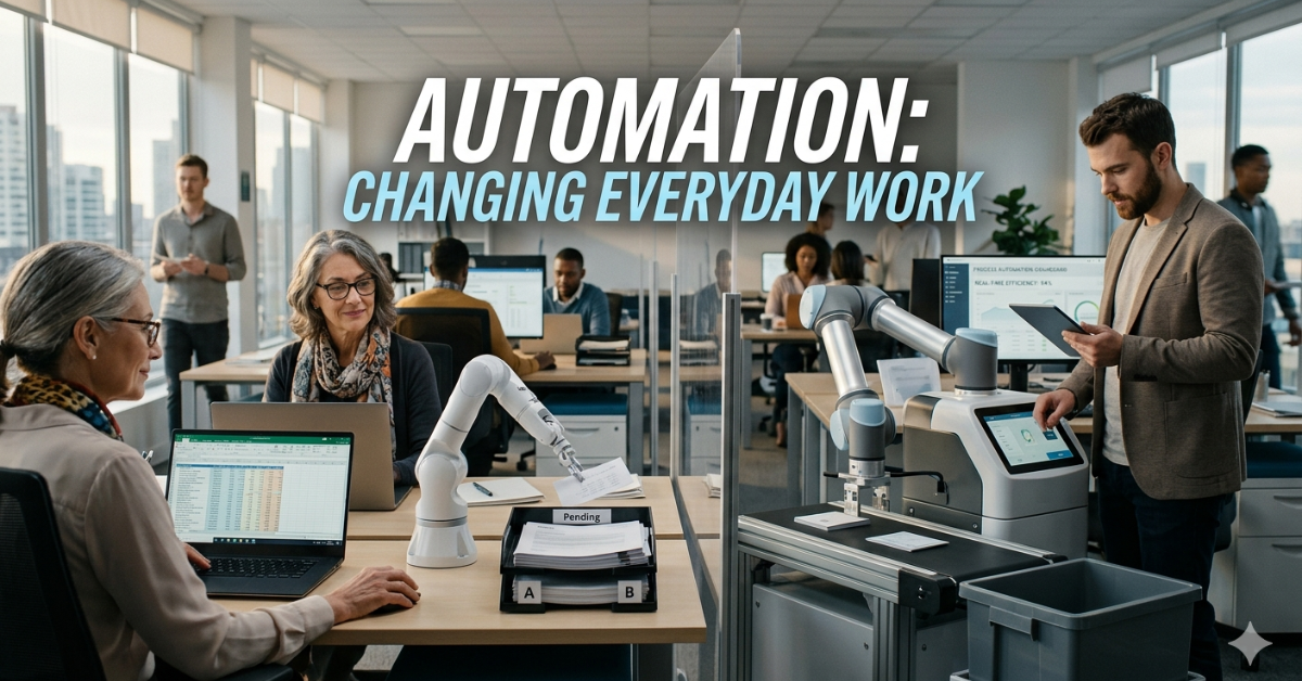 How Automation Is Changing Everyday Work Without Replacing Everything
